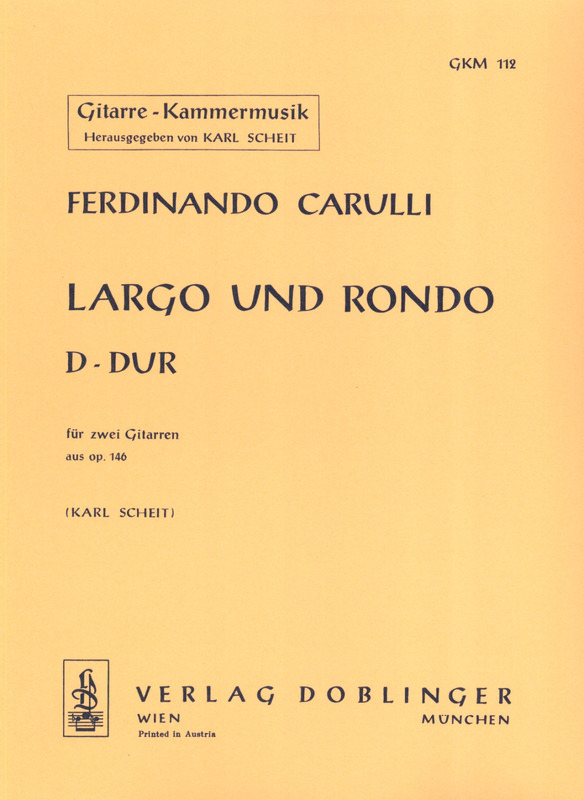 Largo und Rondo D-Dur op. 146